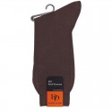 MI-CHAUSSETTE PUR FIL D'ECOSSE A CÔTES