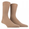 MI-CHAUSSETTE PUR FIL D'ECOSSE A CÔTES