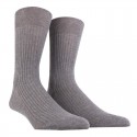 MI-CHAUSSETTE PUR FIL D'ECOSSE A CÔTES