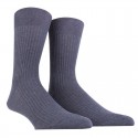 MI-CHAUSSETTE PUR FIL D'ECOSSE A CÔTES