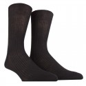 MI-CHAUSSETTE PUR FIL D'ECOSSE A CÔTES