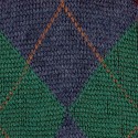 MID-SOCKS, REINFORCED WOOL, DIAMOND PATTERN