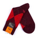 MI-CHAUSSETTES, LAINE RENFORCÉE, CARREAU ÉCOSSAIS