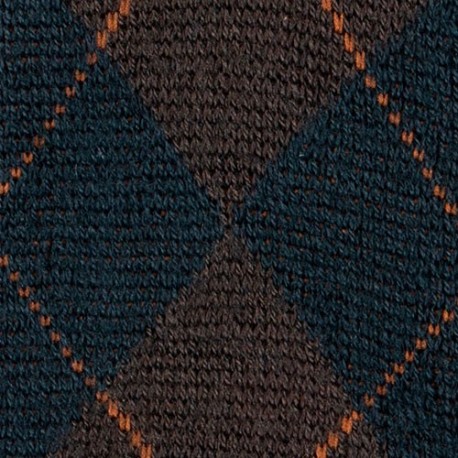 MID-SOCKS, REINFORCED WOOL, DIAMOND PATTERN