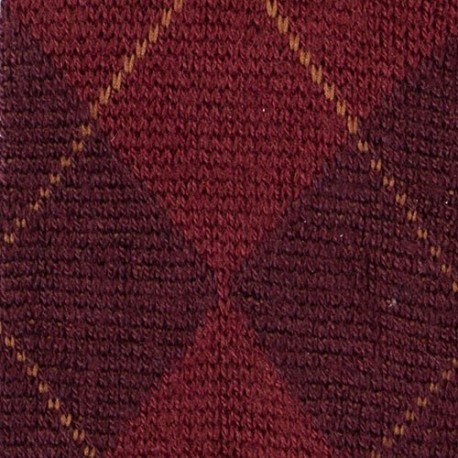 MID-SOCKS, REINFORCED WOOL, DIAMOND PATTERN