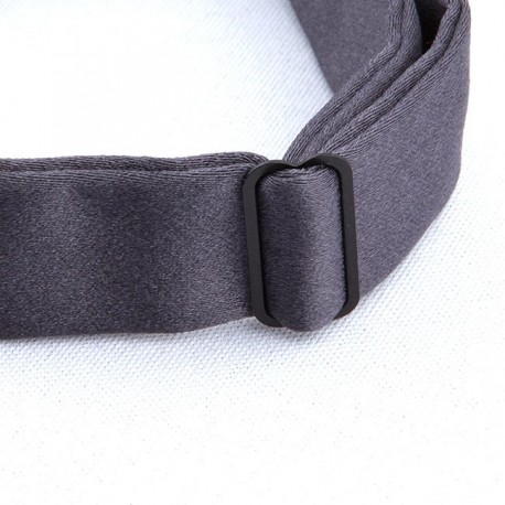 Nœud Papillon satin de soie gris