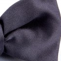 Nœud Papillon satin de soie gris