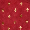 FLEUR DE LYS ROUGE/ARGENT