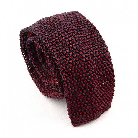Cravate en tricot de soie FANTAISIE