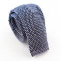 Knit tie silk
