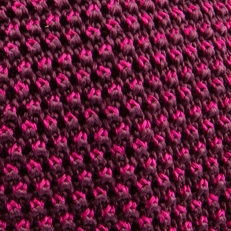 Cravate en tricot de soie FANTAISIE
