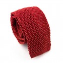 Knit tie silk