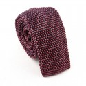 Knit tie silk