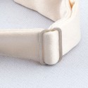 Nœud Papillon satin de soie gris