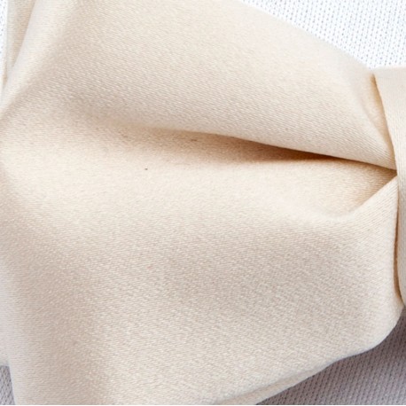 Nœud Papillon satin de soie gris