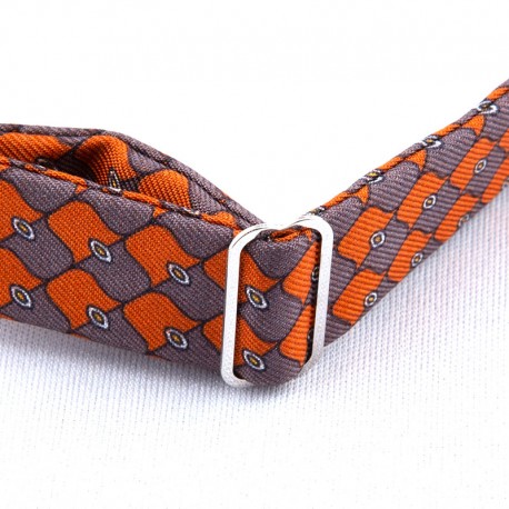 GÉOMÉTRIE ORANGE/GRIS