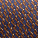 MOTIF BRUN ET MARINE