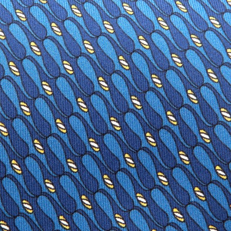 MOTIF BLEU ET MARINE