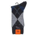 MI-CHAUSSETTES, LAINE RENFORCÉE, CARREAU ÉCOSSAIS