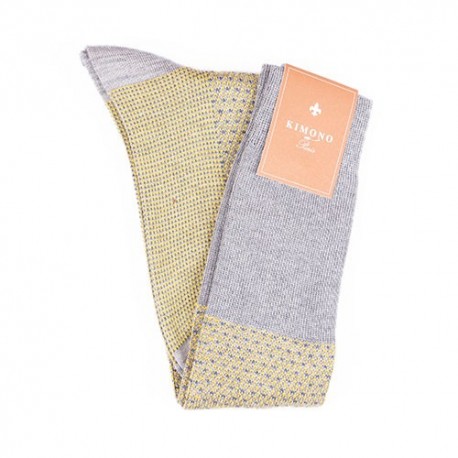 KIMONO GREY PINK
