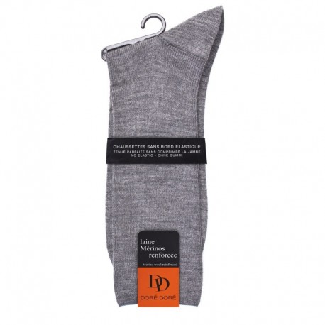 SOCKS WITHOUT ELASTIC, REINFORCED REINFORCED WOOL