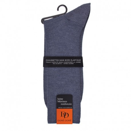 SOCKS WITHOUT ELASTIC, REINFORCED REINFORCED WOOL