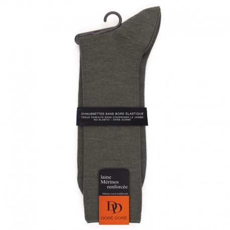 SOCKS WITHOUT ELASTIC, REINFORCED REINFORCED WOOL