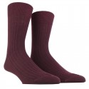 MID SOCK, REINFORCED WOOL WITH RIBS