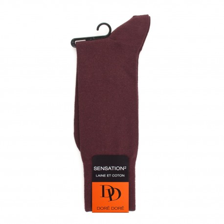 MI-CHAUSSETTE LAINE & COTON